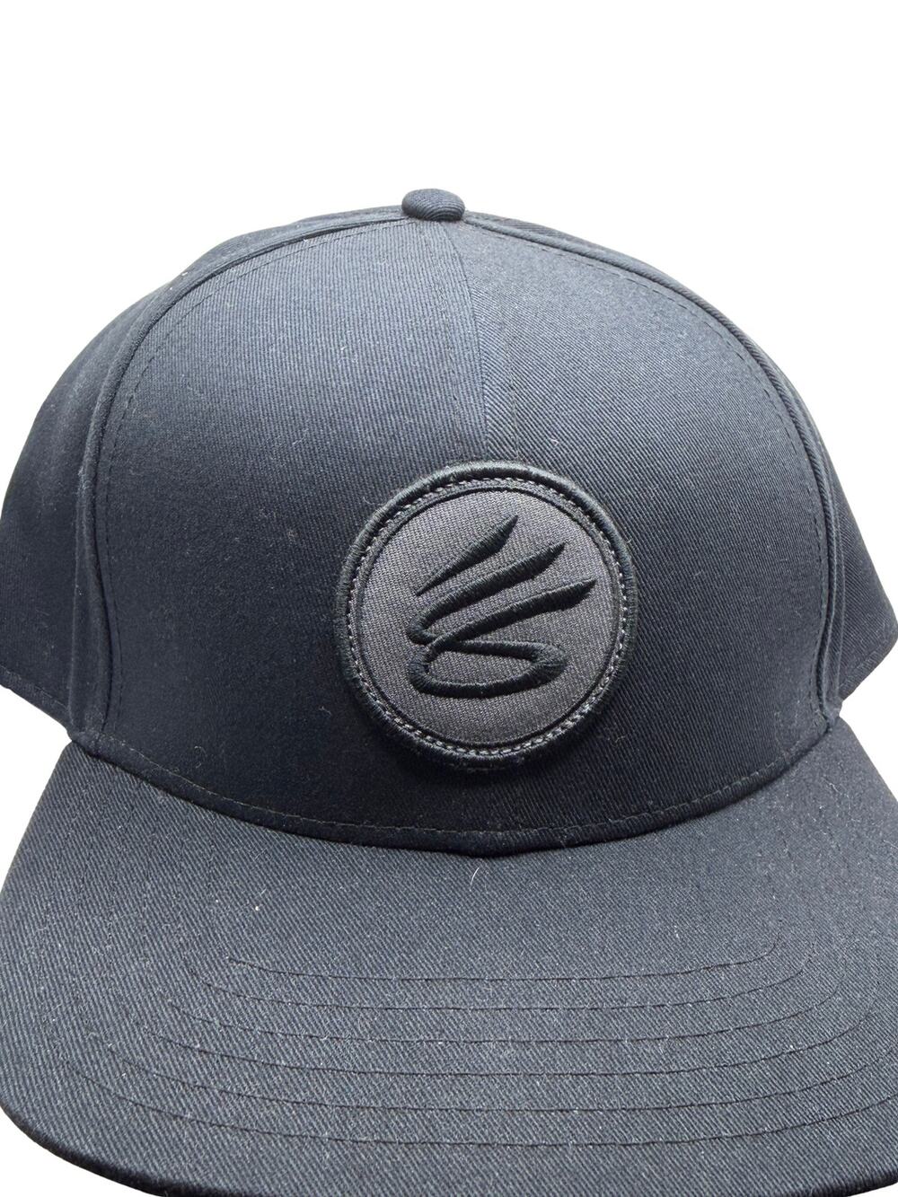 Curry Brand Black Snapback Hat Adjustable Basketball Cap One Size NWT